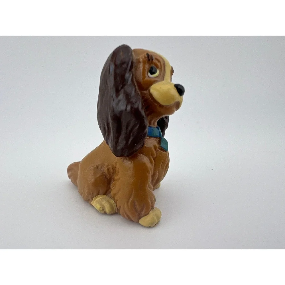 Vintage‎ Disney Bullyland Lady Figurine Lady & The Tramp Germany PVC